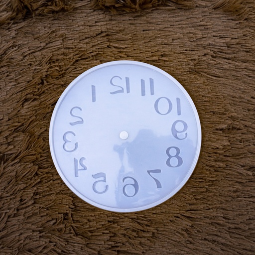 [DY085] Molde de silicona reloj numero arábico 10cm