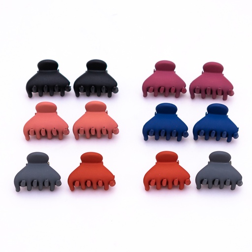 [92629] Pinza matte liso 12 piezas 2.5cm
