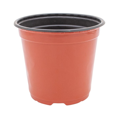 [92577] Plantera de plástico marrón 15*13.5cm