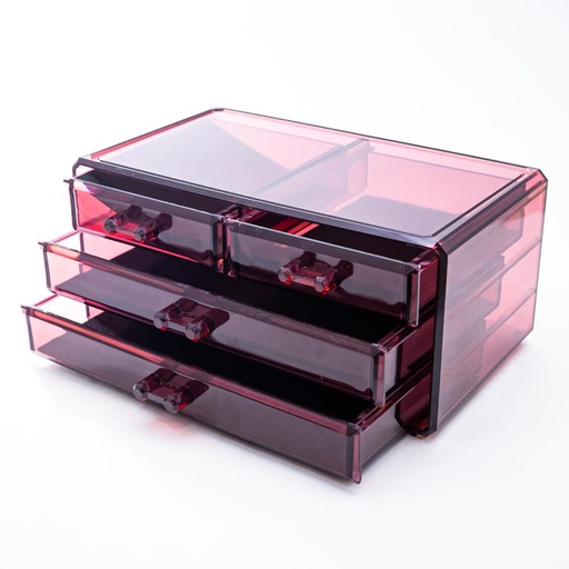[92471] Organizador acrílico 4 cajones 24*13.5*10.5cm