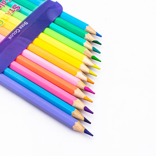[92514] Lapiz de colores 12 color pastel SOFTLEAD