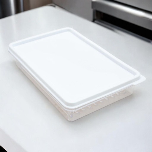 [99075] Táper trasparente con tapa 18.5*12cm