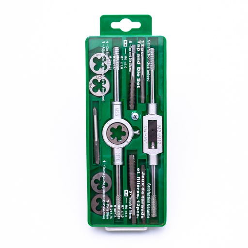 [W0440] Set de tarraja para metal 12 piezas wynns