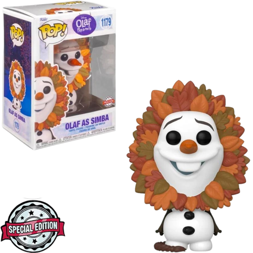 FUNKO POP DISNEY OLAF PRESENTS EXCLUSIVE - OLAF AS SIMBA 1179