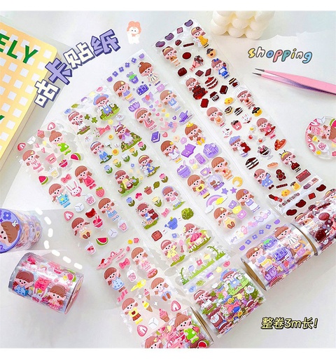 [92671] Rollo de sticker infantil 6cm*3m