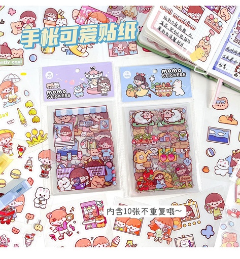 [30064] Sticker diseño infantil 10 laminas