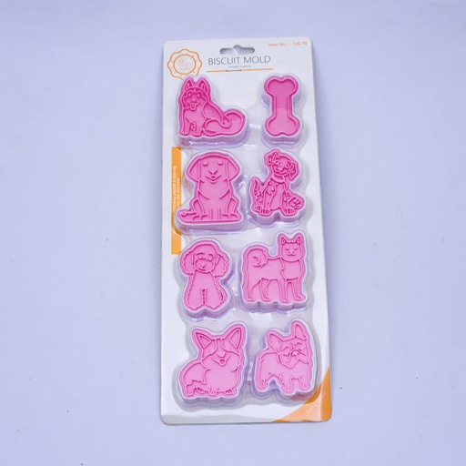 [92369] Molde para galleta diseño surtido 8pc