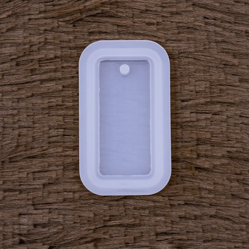 [DY182] Molde de silicona Colgante rectangular 6.3*3.7cm