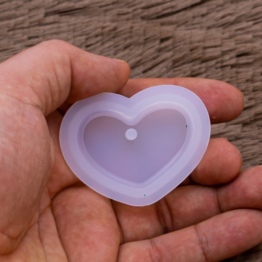 [DY181] Molde de silicona diseño corazon 53*41mm