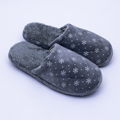[92203] Pantufla con estampa nieve 36-41