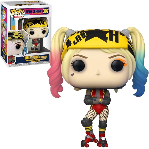 FUNKO POP HEROES BIRDS OF PREY - HARLEY QUINN ROLLER DERBY 307