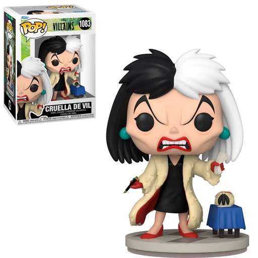 FUNKO POP DISNEY VILLAINS - CRUELLA DE VIL 1083