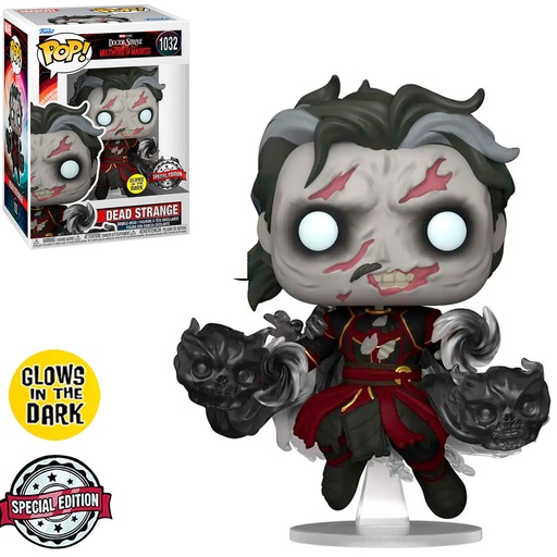 FUNKO POP MARVEL DOCTOR STRANGE IN THE MULTIVERSE OF MADNESS EXCLUSIVE - DEAD STRANGE 1032 (GLOWS IN THE DARK)