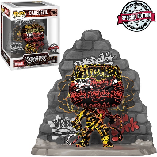 FUNKO POP MARVEL STREET ART DELUXE EXCLUSIVE - DAREDEVIL 704