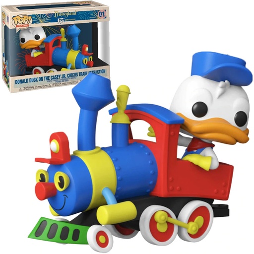 FUNKO POP DISNEY TRAINS DISNEYLAND RESORT - DONALD DUCK ON THE CASEY JR. CIRCUS 01