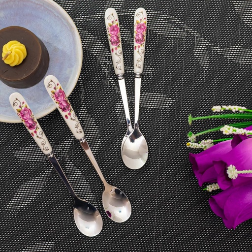 [91328] Cucharita de porcelana 4 piezas