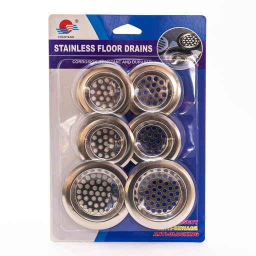 [50008] Colador de metal para pileta 6 piezas