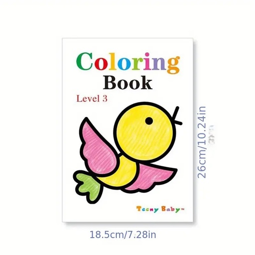[976-3] Libro para pintar nivel 1,2,3