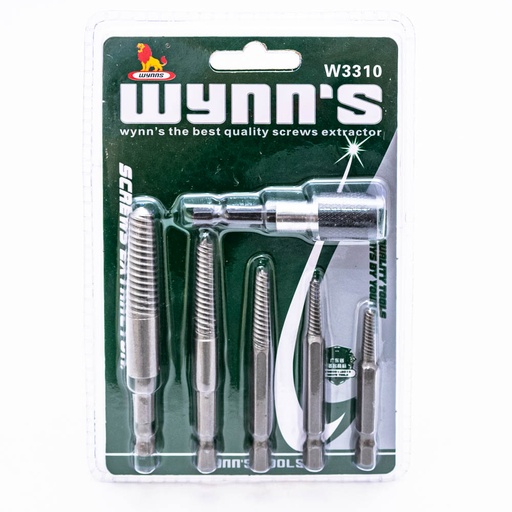[W3310] Juego de extractores 5 piezas WYNNS