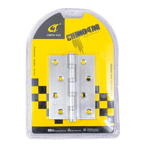 [80321] Bisagra de acero para puerta 4"