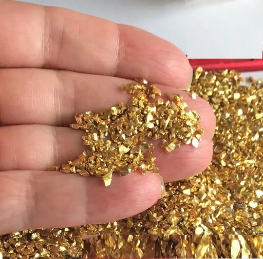 [31691-12] Piedra creativo 1-2mm 20g dorado