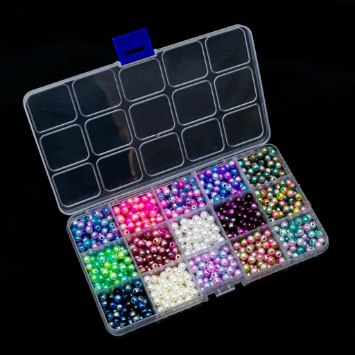 [92808] Set de cuenta perla 6mm 15 divisiones