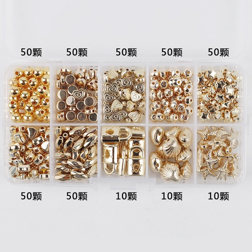 [92804-4] Mix de accesorios dorado