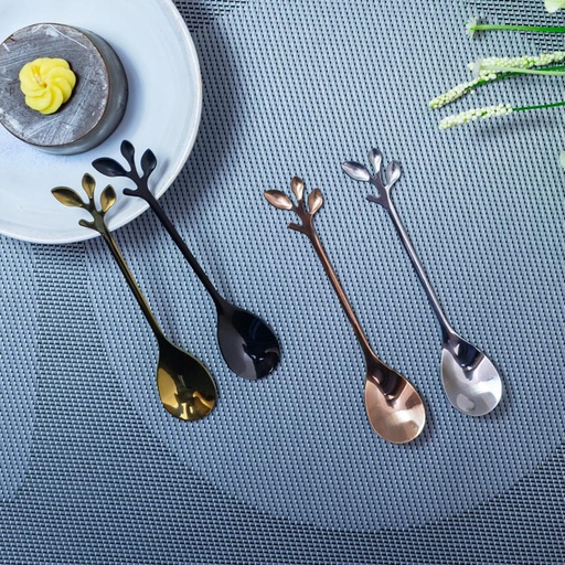 [92769] Cucharita diseño hoja