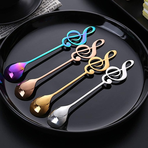 [92771] Cucharita diseño nota musical 15cm