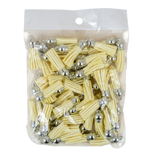 [92829-3] Borla gamuza beige 50 piezas