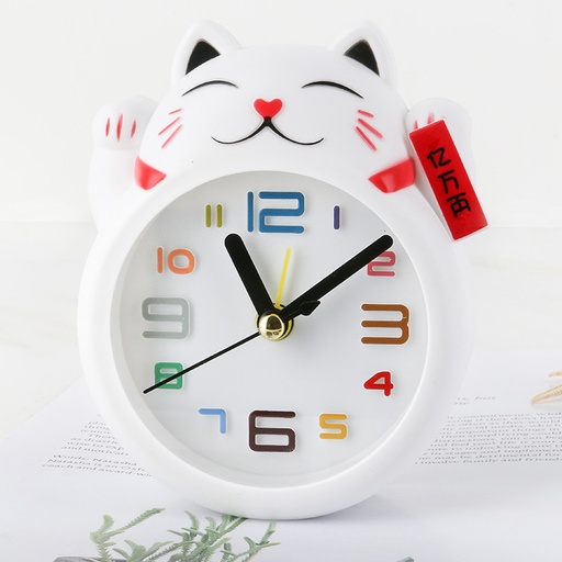 [92874] Reloj despertador forma de gato
