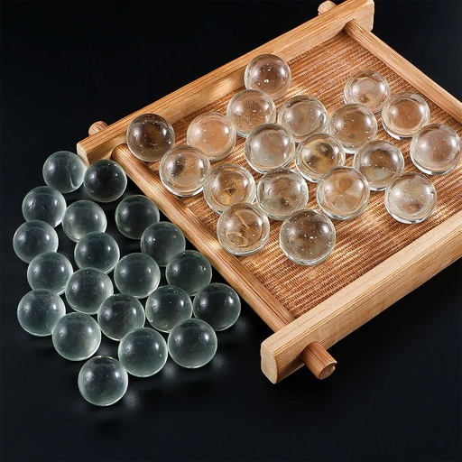 [92828-4] Perla acrílica transparente 14mm 100 piezas