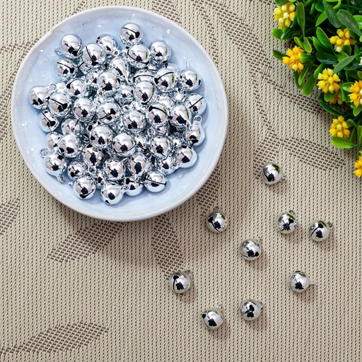 [92823-3] Campana de cobre plata 14mm 30 piezas