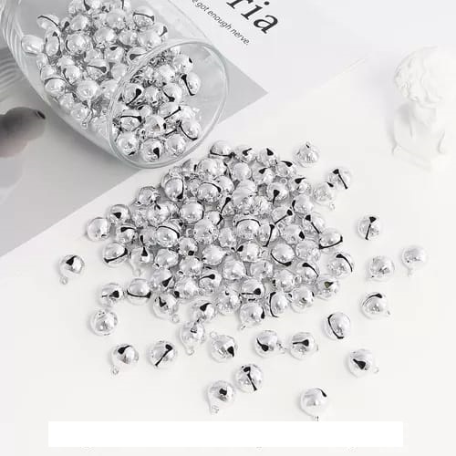 [92823-4] Campana de cobre plata 18mm 30 piezas
