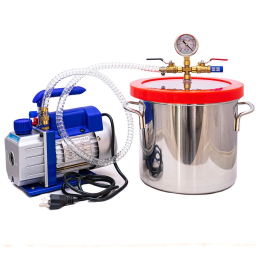 [31760] Bomba de vacío 1/4hp con galón de 8L