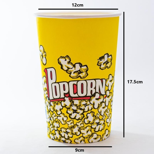 [91112] Cubo para pororó de cartón 5 piezas 17.5*12*9cm