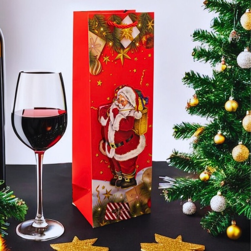 [40122] Bolsa para vino navideño 36*11.8cm