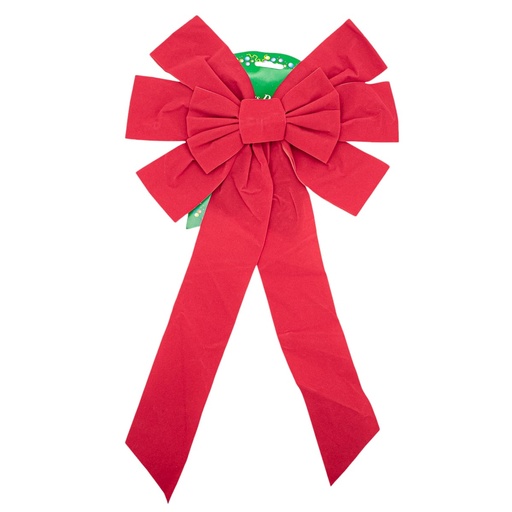 [61869] Moño gamuzado navideño 55*30cm