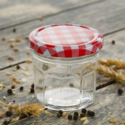 [72379] Frasco de vidrio con tapa 6.5cm