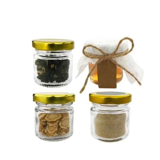 [31865] Frasco de vidrio con tapa 50ml