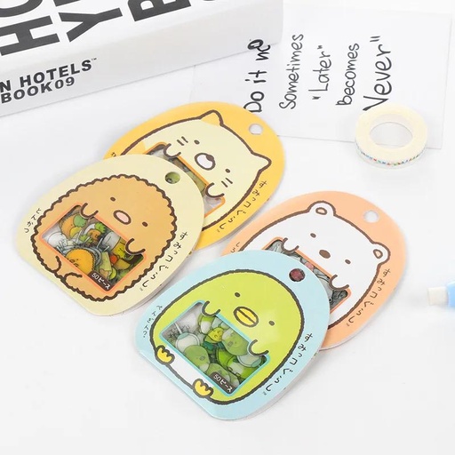 [31758] Sticker de animales pvc 50pc
