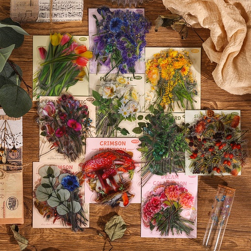 [ZRBWG] Sticker pvc de flores