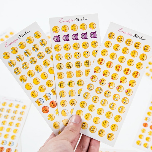[31767] Sticker emoticon blister de 12 hojas