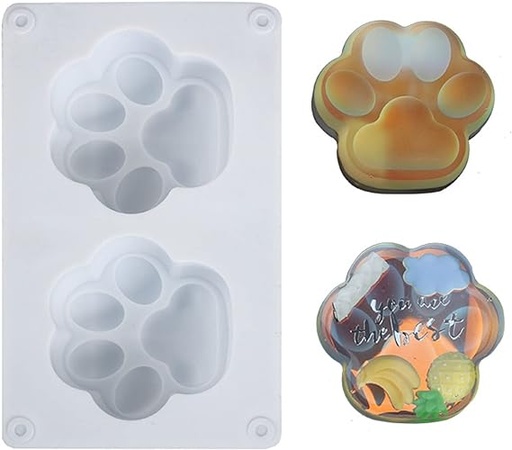 [DJ-1186] Molde de silicona pata de gato 13.5*8.3cm