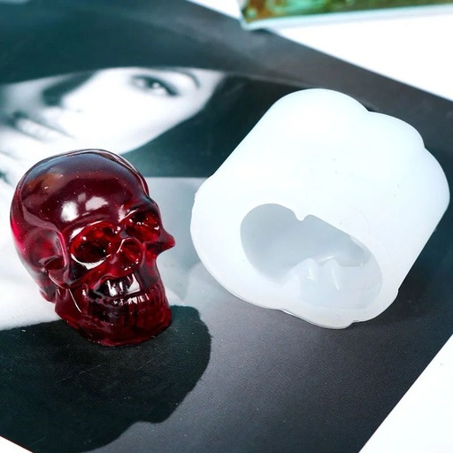 [DJ-461] Molde de silicona mini calavera 35*25cm