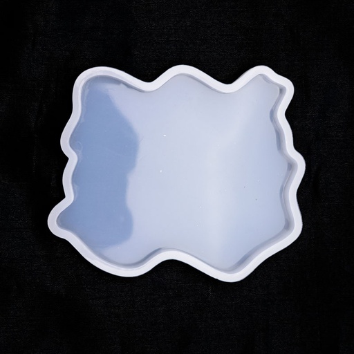 [DJ-496] Molde de silicona posavaso borde irregular 9*7.3cm