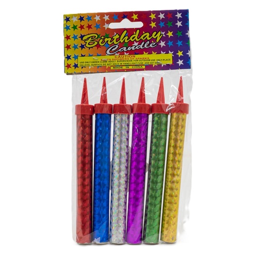 [630] Vela véngala 12cm 6 piezas