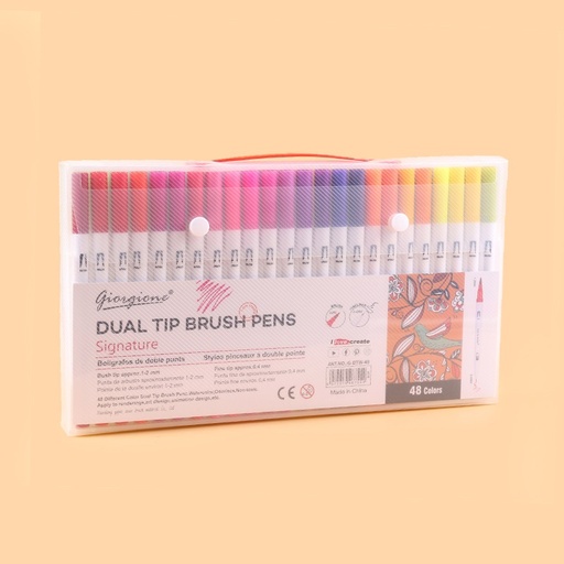 [G-DTW-48] Pincel brush doble punta 48pc GIORGIONE