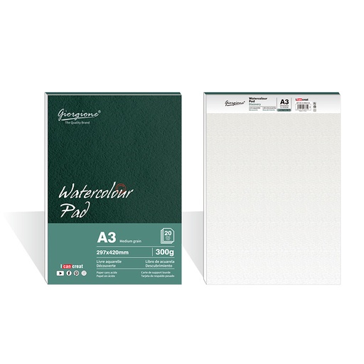 [G-WB20-A3] Cuaderno de dibujo tecnico 300G 20 hojas