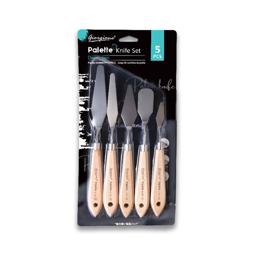 [G-WD-05] Set de espatula 5pc GIORGIONE